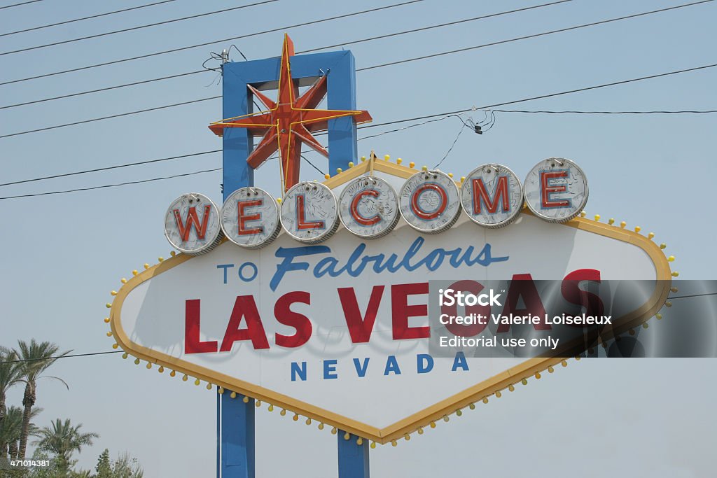 Bienvenido a Las Vegas Fabulosa - Foto de stock de Arte cultura y espectáculos libre de derechos