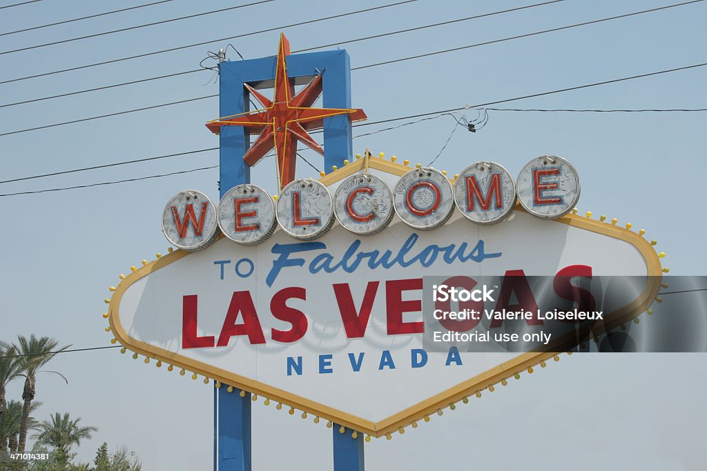 Zapraszamy na wspaniały Las Vegas - Zbiór zdjęć royalty-free (Aleja)