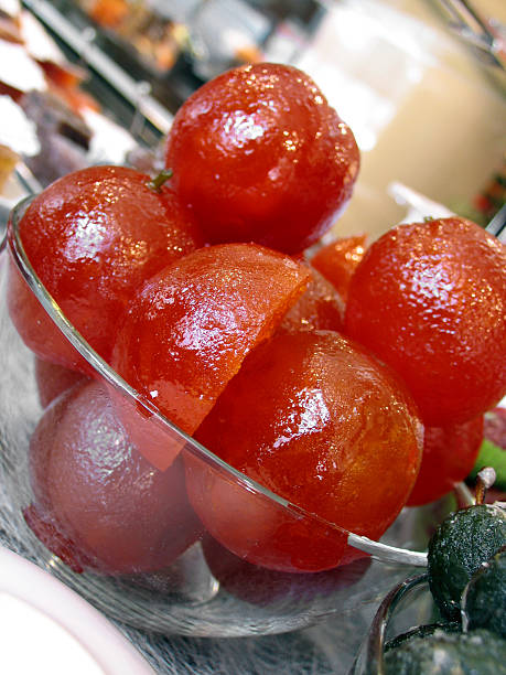 Fruta confitada: Naranjas - foto de stock