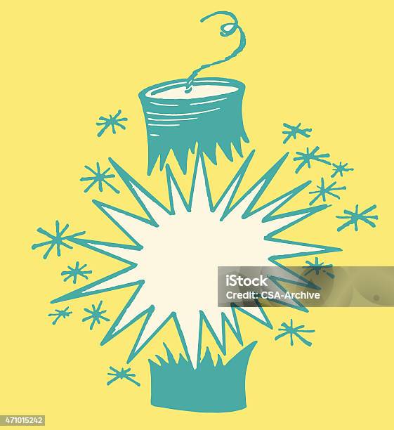 Exploding Firecracker Art Exploding Firecracker Stock Illustration - Download Image Now ...