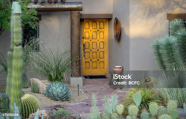 Example Of Desert Southwest Adobe Outdoor Architecture Stock Photo - Download Image Now