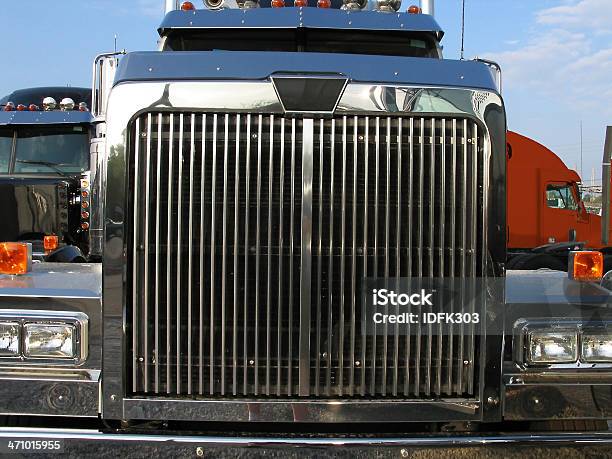 Big Truck Stock Photo - Download Image Now - Truck, Vehicle Grille, Chrome