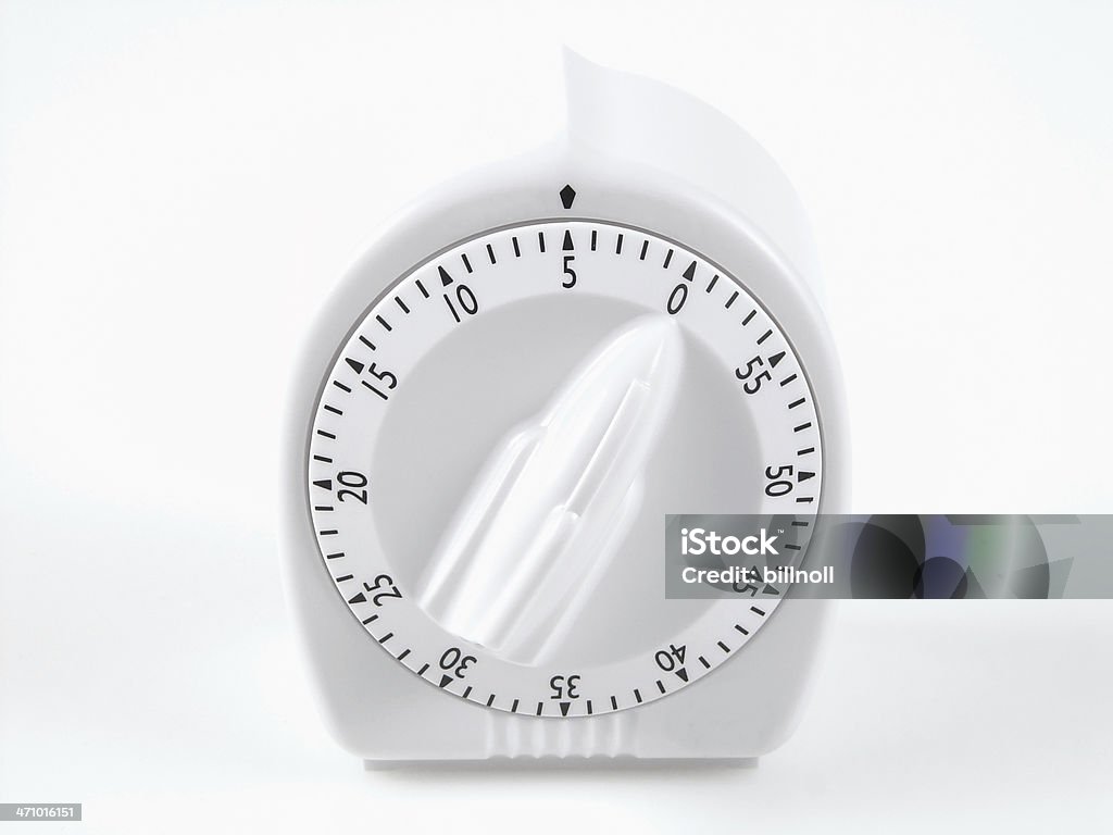 set di timer bianco in cinque minuti - Foto stock royalty-free di Timer