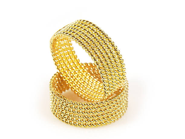 istock Pair of gold rings 471016161