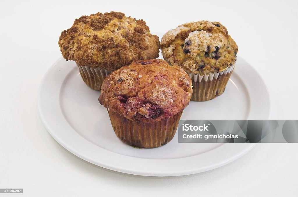 Muffin alla prima colazione - Foto stock royalty-free di Muffin - Dolci