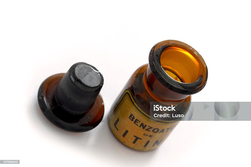 De medicamento frascos - Royalty-free Antigo Foto de stock
