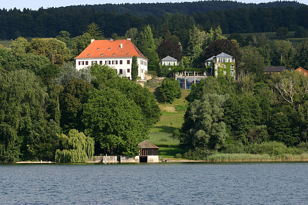 Mansion by the lake