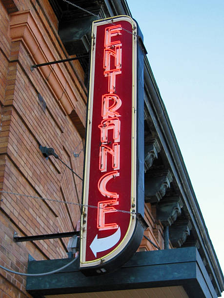 istock Neon Entrance Sign 471017983