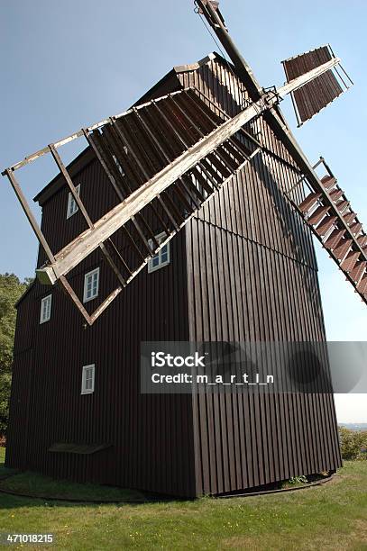 Molino De Viento Superior Lusacia Alemania Foto de stock y más banco de imágenes de Alemania - Alemania, Anticuado, Arquitectura