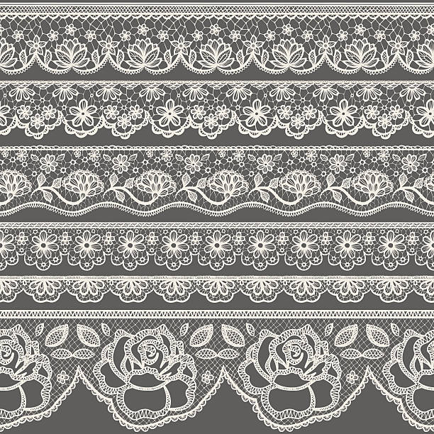 レースの枠線 - paisley textile floral pattern pattern点のイラスト素材／クリップアート素材／マンガ素材／アイコン素材