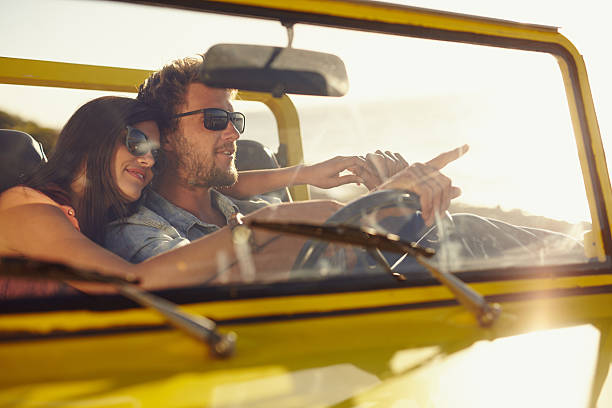 istock Romantic couple on long drive 471018860