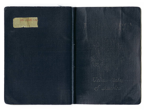 istock Old United States Passport 471019681