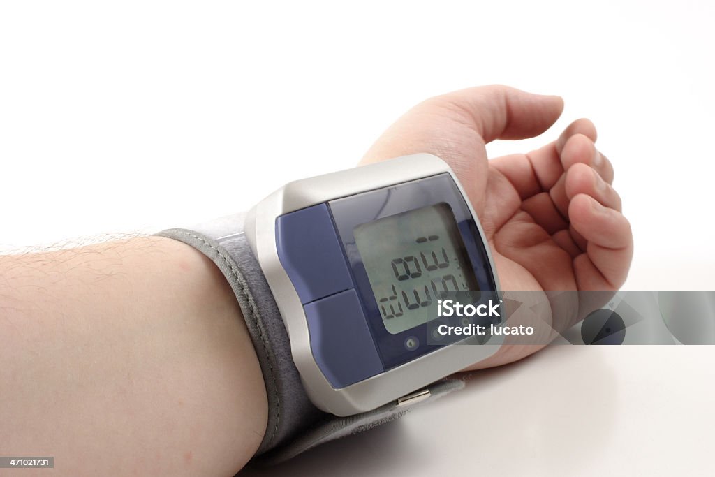 Digital blood pressure monitor See my medicine images serie by clicking on the image below: Blood Pressure Gauge Stock Photo