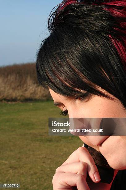 Lorna Anxious On The Phone Stock Photo - Download Image Now - Adult, Animal Hair, Bouquet
