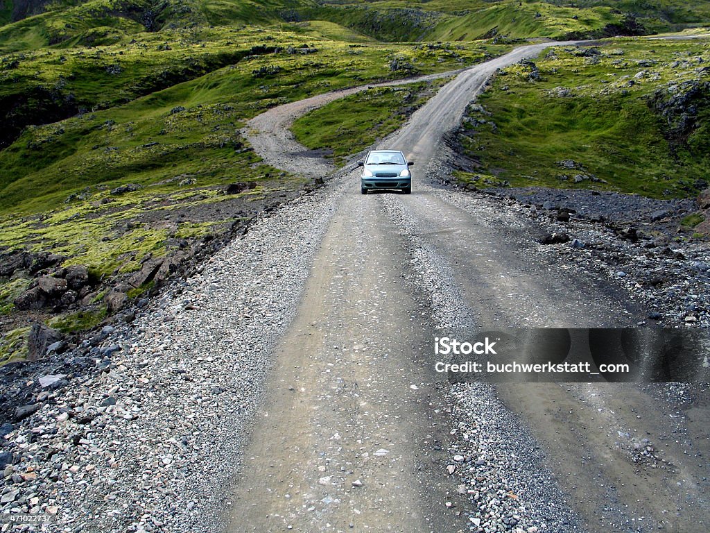 Islândia: Inclinado Highland Via - Royalty-free Abandonado Foto de stock