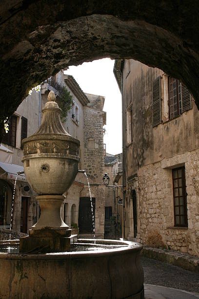 istock Water fountain in old town 471022828
