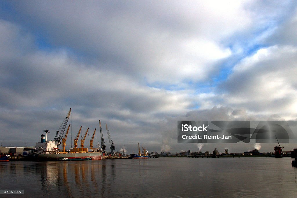 Ver na Delfzijl harbour - Royalty-free Ao Ar Livre Foto de stock