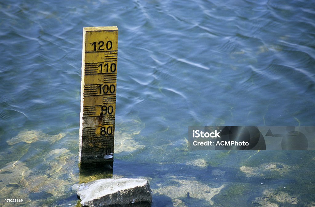 Medição dos níveis de água - Royalty-free Medir Foto de stock