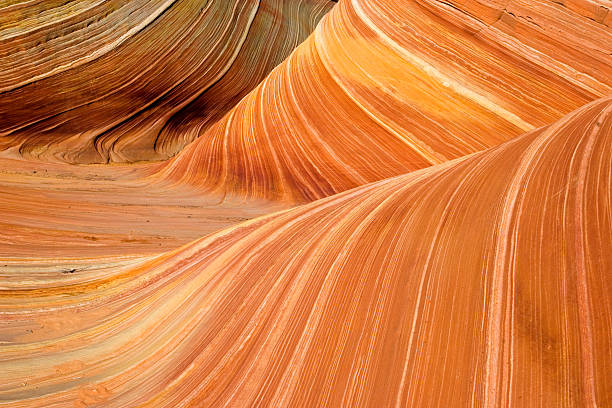 "The wave" in Pariah Canyon stock photo