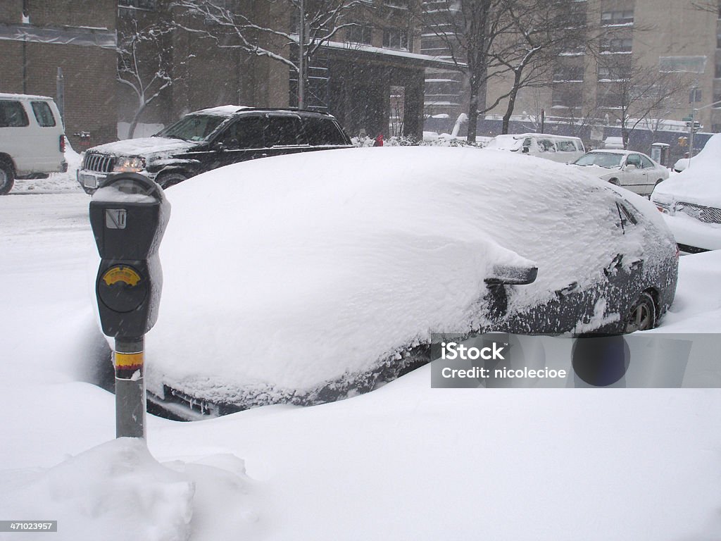 Blizzard of 2006 - NYC A buried car in NYC after the "Blizzard of 2006" which dumped 26.9 inches of snow. Also in this series: 2006 Stock Photo