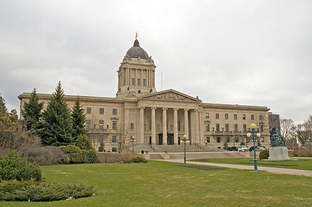 Manitoba Provincial Legislature stock photo