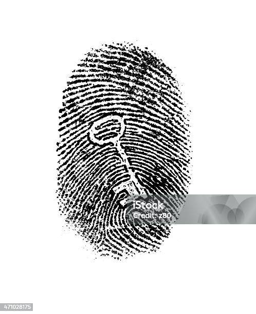 Acesso A Dados Pessoais - Fotografias de stock e mais imagens de Biometria - Biometria, Chave, Ciência Forense