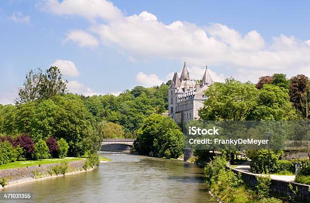 Photo libre de droit de Château De Durbuy La Plus Petite Ville En Europe banque d'images et plus d'images libres de droit de Belgique - Belgique, Durbuy, Château