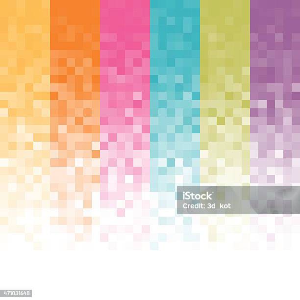 Abstract Pixel Background Stock Illustration - Download Image Now - Pixelated, Backgrounds, Pattern