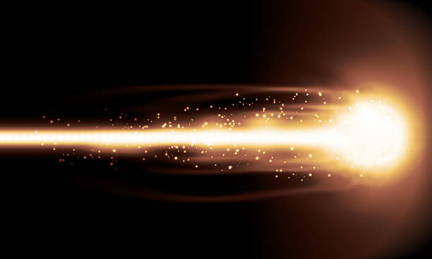 Orange comet An Orange Fireball beam shoots across your screen comet photos stock pictures, royalty-free photos & images