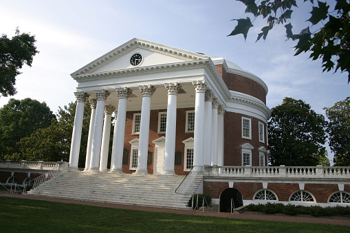 Jefferson's Rotunda at the University of Virginia in Charlottesville