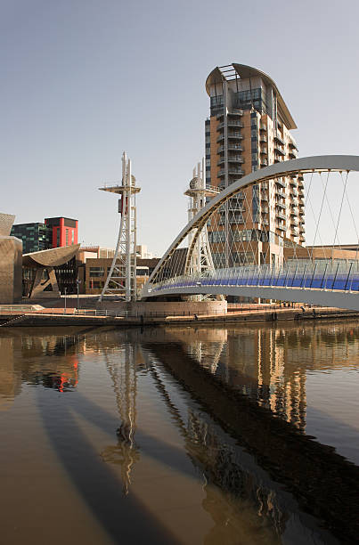 istock Millennium bridge Salford Quays 471034153