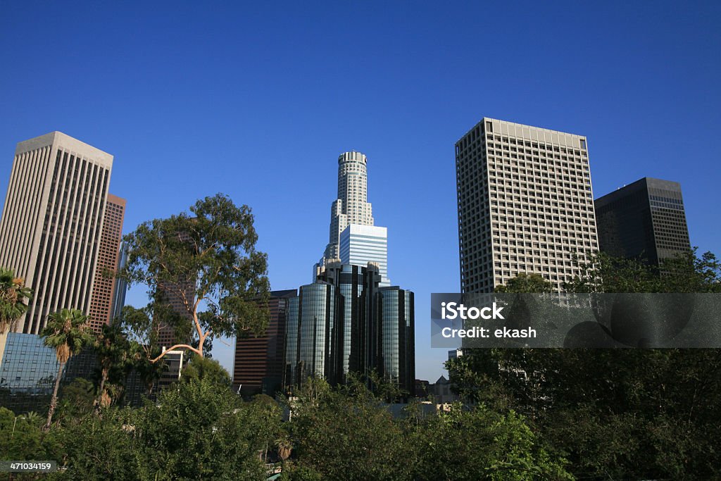 LA die Skyline - Lizenzfrei Angeles-Nationalforst Stock-Foto