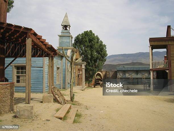 Far West Series Church Stock Photo - Download Image Now - Wild West, Western - Film Genre, Town