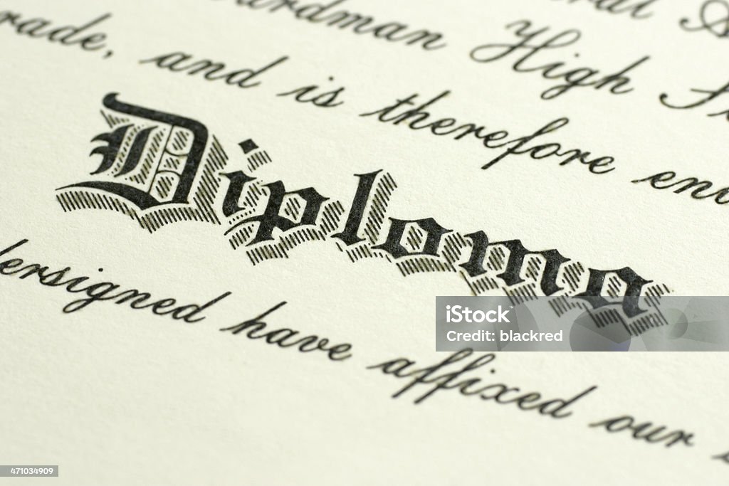 Diploma - Foto stock royalty-free di Diploma