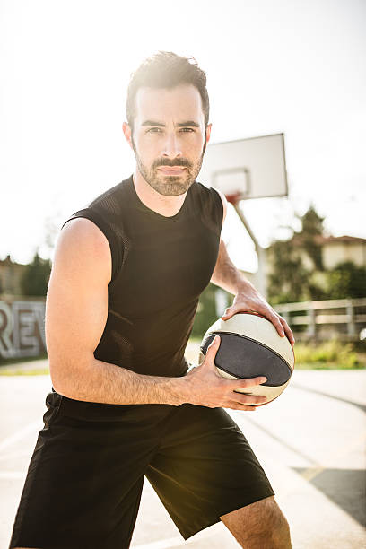 istock basketball player on the court 471035456