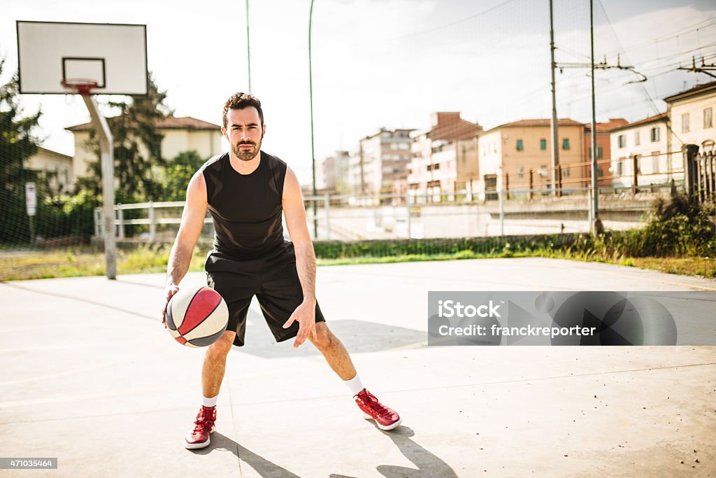 basketball player on the court basketball player on the court  20-29 Years Stock Photo