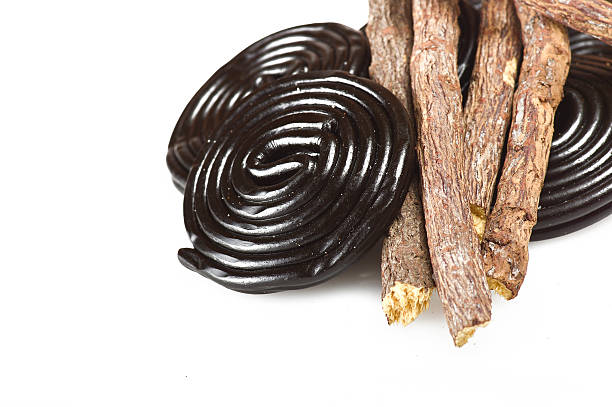 istock Licorice roots and licorice black 471039038