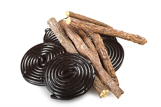 istock Licorice roots and licorice black 471039040