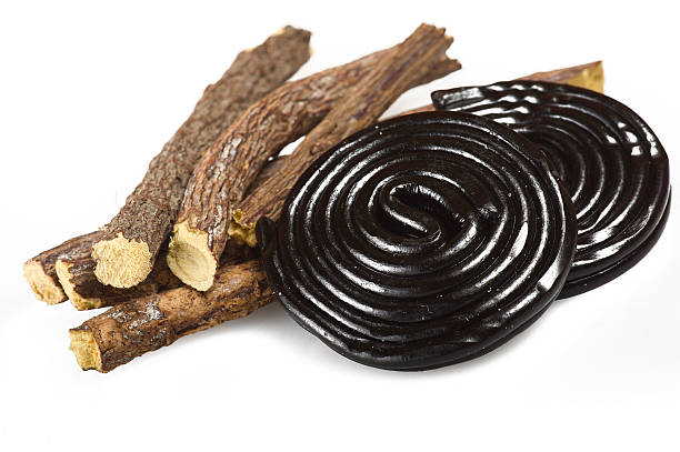 istock Licorice roots and licorice black 471039048