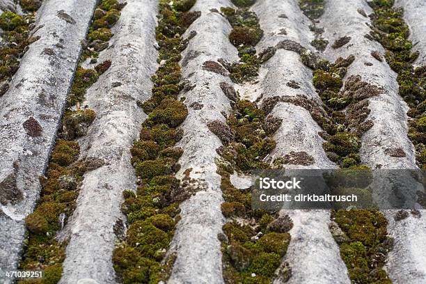 Foto de Velho Telhado De Amianto e mais fotos de stock de Abrigo - Abrigo, Abrigo de Jardim, Abstrato