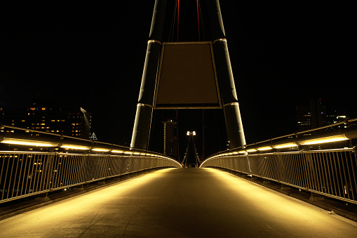 Lupu Bridge at a nightfall