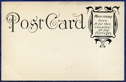 Antique Post Card Vintage Ephemera Circa 1905