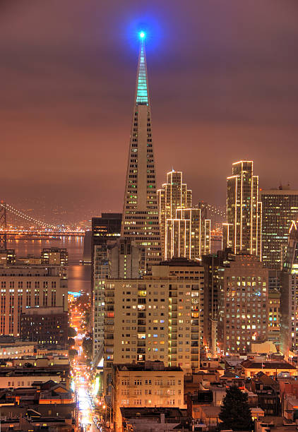 istock San Francisco Financial District at night (HDR Photo) 471048323