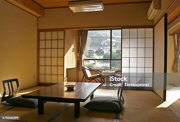 Interior De Ryokan - Fotografias de stock e mais imagens de Washitsu - Washitsu, Hotel, Cultura Japonesa