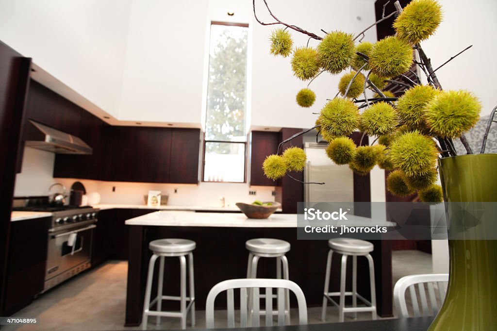 Moderna cocina abstracto - Foto de stock de Acero inoxidable libre de derechos
