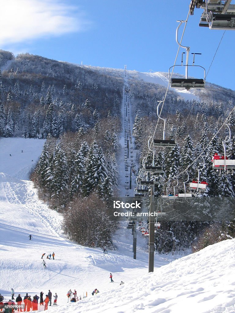 Wyciąg narciarski na Bjelasnica - Zbiór zdjęć royalty-free (Narta)
