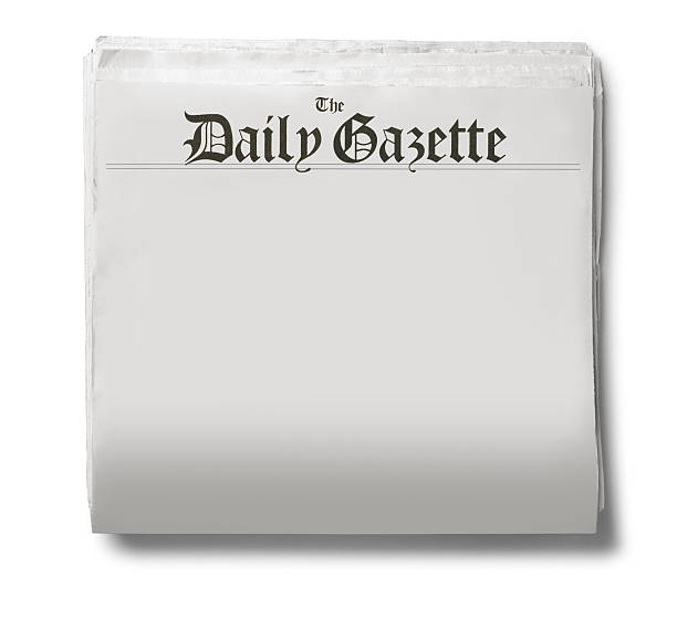 The Daily Gazette newspaper on a white background