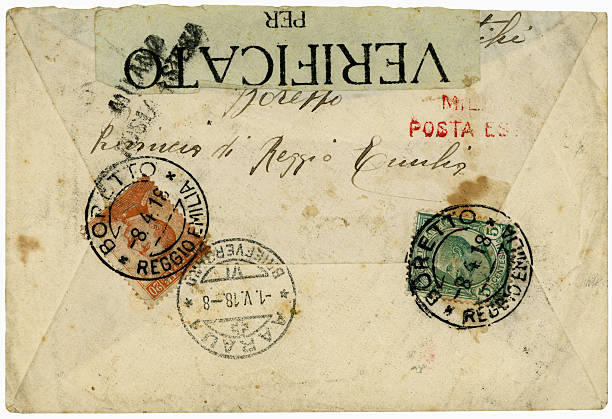 istock Letter from Italy, 1918 471050305