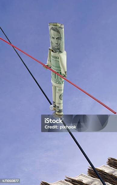 Financial Balance Stock Photo - Download Image Now - Business, Tightrope, Abraham Lincoln