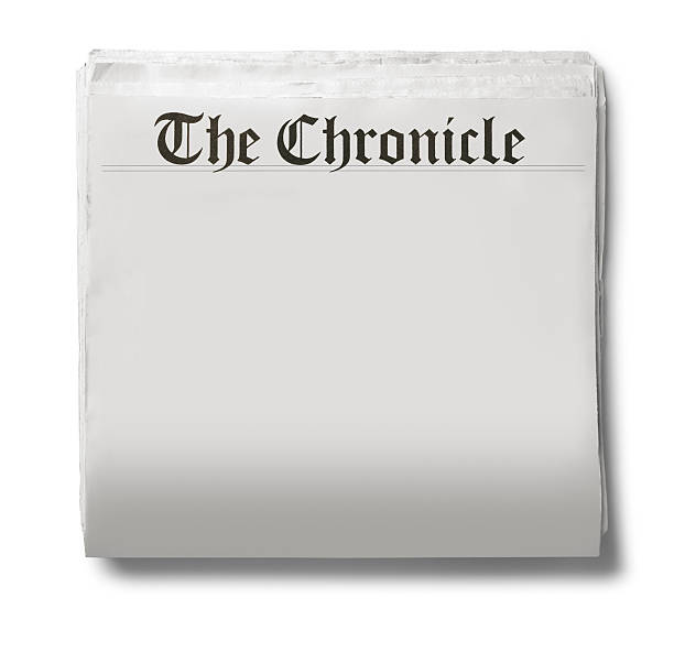 chronicle - newspaper the media paper blank стоковые фото и изображения